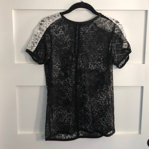 Nannette Lepore lace top size S